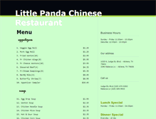 Tablet Screenshot of littlepandaonline.com